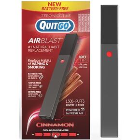 جهاز استنشاق بدون دخان للتوقف عن التدخين مع قبضة فم ناعمة قابلة للمضغ للحصول على أقصى قدر من الراحة، ودعم تثبيت الفم، تم دراسته سريريًا، جهاز استنشاق الأكسجين للمساعدة في الإقلاع عن التدخين (جهاز استنشاق القرفة، عبوة واحدة) in Kuwait