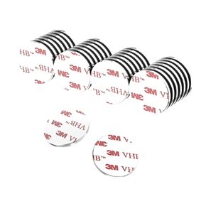 N52 Self Adhesive Super Strong Neodymium Disc Magnets-3/4 D x 1/16" H - 30 Pack W/Spacers,Powerful Rare Earth Magnets with 3M 4920 VHB Double Side Adhesive Backing, Magnet Stickers, Adhesive Magnets in Kuwait