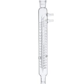 200/300/400mm 24/29 Coil Borosilicate Glass Reflux Condenser Tube Labrotary Glassware Experiment(Size:200mm) in Saudi Arabia
