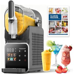 Slushie Machine, Frozen Drink Machine & Slushy Maker with Touchscreen, No Ice Needed, 6 Modes, Snow Flake Adjustment, Auto Clean, Gifts for Kitchen, Make Margaritas, Frappés, Milk Shake and More in Kuwait
