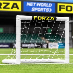 هدف كرة القدم للأطفال من فورزا ميني [3 × 2.5 قدم] - أهداف الفناء الخلفي رقم 1 في العالم! | صناعة بريطانية، إعداد لمدة دقيقتين، عمود هدف غير قابل للكسر - اشترِ FORZA، العب إلى الأبد! in Kuwait