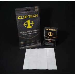 Clip Tech Field & Range Single Wipe Multi-Pack - Individual CLP Cleaning Wipes - 6''x6'' Large Size CLP Wipe - 25 Pcs in Saudi Arabia