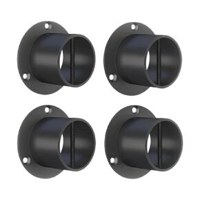 غطاء نهاية حبل مقاس 2 بوصة - 4 عبوات، 304 من الفولاذ المقاوم للصدأ مطلي باللون الأسود لدعم الأرصفة وأسطح المارينا والدرابزين الخارجي in Kuwait