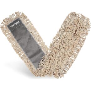 Professional Cut-End Dust Mop Head, Cotton, 48" x 5", White in Kuwait