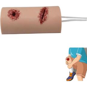 Wound Care Trainer Model, Hemorrhage Control Stop Bleeding Trainer Model, Laceration Wound Packing Trainer Models, Simulates Wound Packing and Tourniquet Trainer for Course First Aid Training in Kuwait