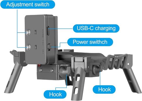 Dual Release and Drop Device System for DJI Air 3S,Air 3 Drone,Droper Fishing Hook Release Kit,Payload Delivery Accessories in Saudi Arabia