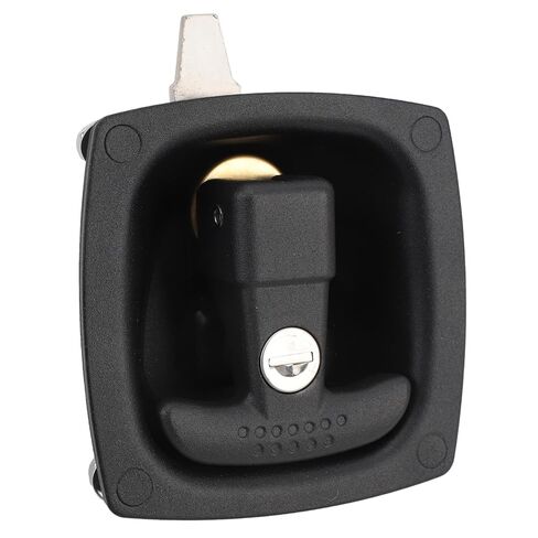 WALFRONT T Handle Latch, Zinc Alloy Material, Compression Lock Mechanism, Secure Your RV Toolbox with Foldable T Shaped Handle, for Toolboxes and Outdoor Use in Saudi Arabia
