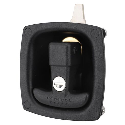 WALFRONT T Handle Latch, Zinc Alloy Material, Compression Lock Mechanism, Secure Your RV Toolbox with Foldable T Shaped Handle, for Toolboxes and Outdoor Use in Saudi Arabia