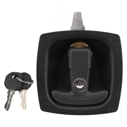 WALFRONT T Handle Latch, Zinc Alloy Material, Compression Lock Mechanism, Secure Your RV Toolbox with Foldable T Shaped Handle, for Toolboxes and Outdoor Use in Saudi Arabia