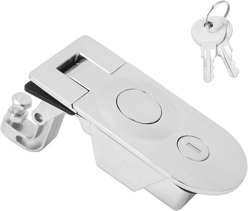 CHICIRIS Zinc Alloy Compression Latch with Durable Surface for Motorhomes Yachts Trunks Trash Cans-2-Key Lock for Doors in Saudi Arabia