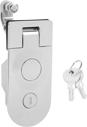 CHICIRIS Zinc Alloy Compression Latch with Durable Surface for Motorhomes Yachts Trunks Trash Cans-2-Key Lock for Doors in Saudi Arabia