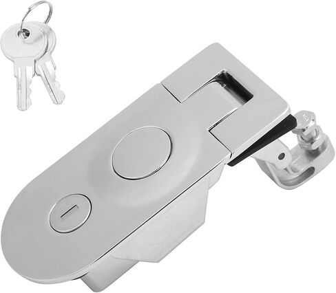 CHICIRIS Zinc Alloy Compression Latch with Durable Surface for Motorhomes Yachts Trunks Trash Cans-2-Key Lock for Doors in Saudi Arabia