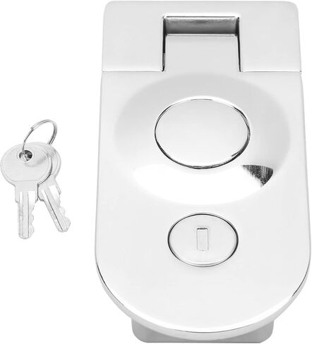 CHICIRIS Zinc Alloy Compression Latch with Durable Surface for Motorhomes Yachts Trunks Trash Cans-2-Key Lock for Doors in Saudi Arabia
