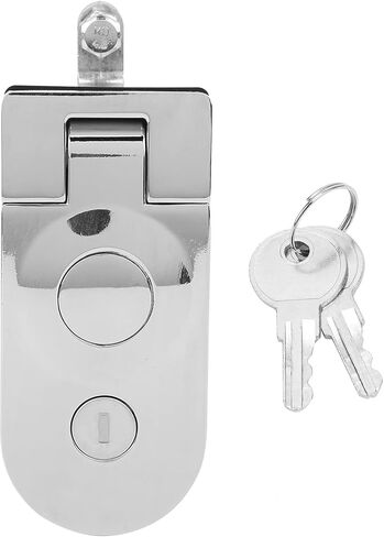 CHICIRIS Zinc Alloy Compression Latch with Durable Surface for Motorhomes Yachts Trunks Trash Cans-2-Key Lock for Doors in Saudi Arabia
