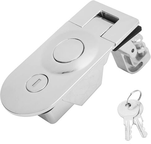 CHICIRIS Zinc Alloy Compression Latch with Durable Surface for Motorhomes Yachts Trunks Trash Cans-2-Key Lock for Doors in Saudi Arabia