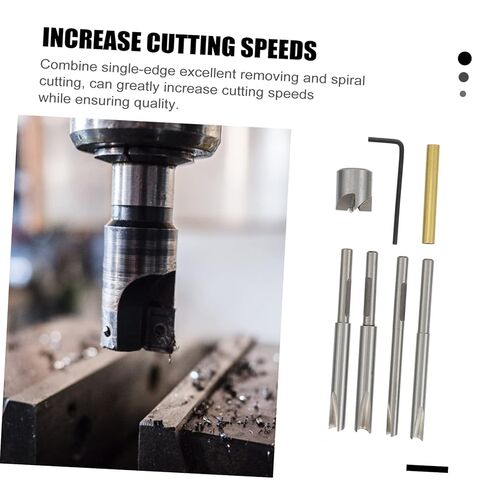 Veemoon 1set High- Single-Edge Mill Cutter Kit for Carving and Woodworking Milling Tools Design for Precision Cutting in Saudi Arabia