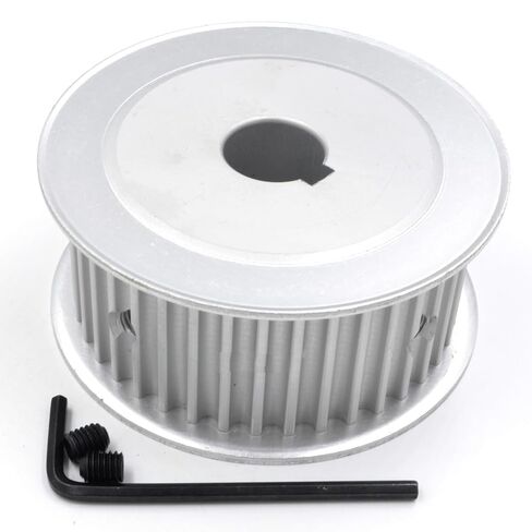 Arc Tooth 44 42 Teeth HTD 5M Timing Pulley Bore 10/12/14/15/16/18/19/20/25 for HTD5M Belt Width 15/20/25mm 44Teeth 42Teeth(30mm-Keyway 8x3.3mm,44 Teeth,20mm W) in Kuwait