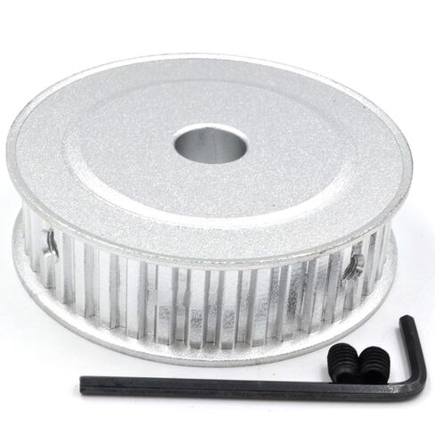 Trapezoidal 35 40 45 eeth T5 Timing Pulley Bore 6/8/10/12/14/15/16/17/18/20/25/30/38/40 for Belt Width 10/15mm 35T 40T 45T(14mm-Keyway 5x2.3mm,45 Teeth,10mm) in Kuwait