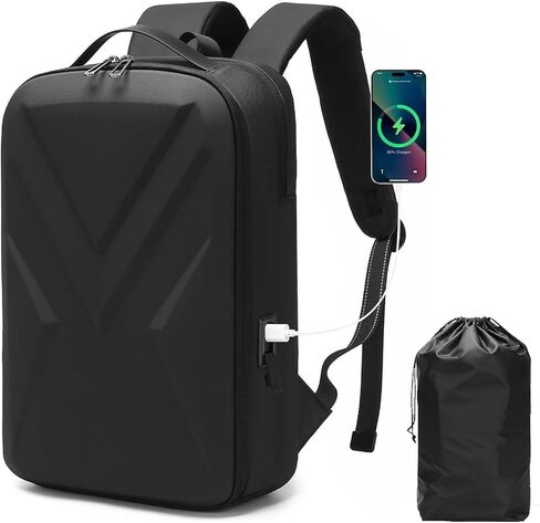 حقيبة ظهر السفر للنساء ، تحمل حقيبة ظهر مع USB شحن Port & Shoe Pouch ، 15.6 بوصة محمول Mochila Flight المعتمدة ، و daypack غير رسمية للتنزه في الأعمال التجارية Weekender in Kuwait