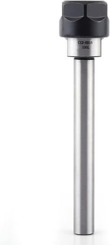 Fafeicy C12 ER16 100L Collet Chuck Holder, Straight Shank CNC Milling Tool Extension Lathe Rod, with Nut for Milling Machine in Kuwait