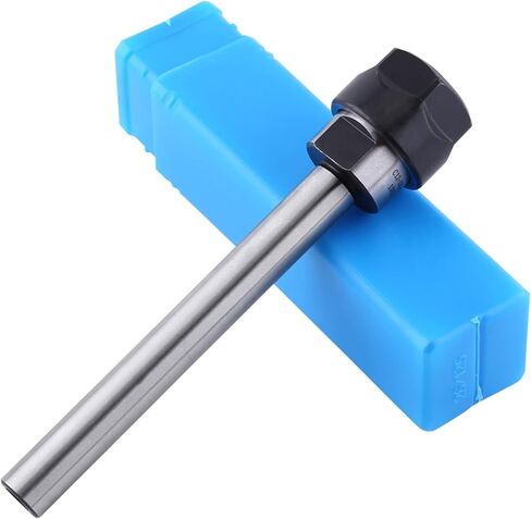 Fafeicy C12 ER16 100L Collet Chuck Holder, Straight Shank CNC Milling Tool Extension Lathe Rod, with Nut for Milling Machine in Kuwait