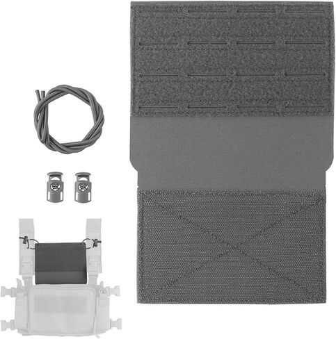 Tactical Chest Rig Front Panel Expansion Gear - MOLLE Mag Pouch Holder with Navigation Slot for Hunting Airsoft Gear in Kuwait