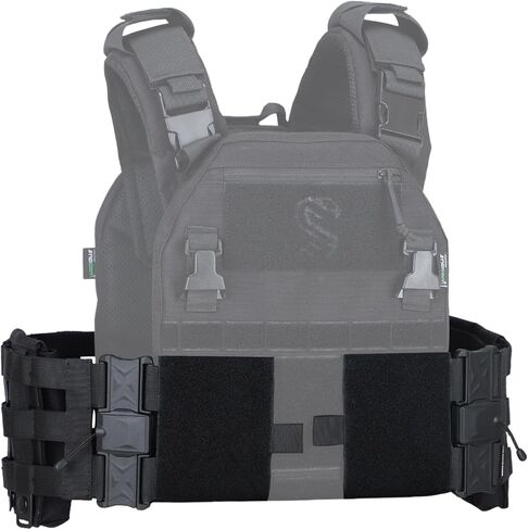 MGFLASHFORCE Quick Release Cummerbund Molle with 2 Side Pouches for Tactical Airsoft Vest in Kuwait