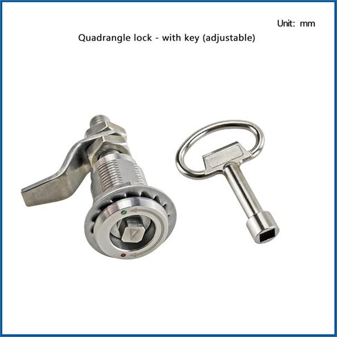 Stainless Steel Telescopic Tongue Lock Industrial Machinery Compression Type 1Pcs(Quadrangular-adj) in Saudi Arabia