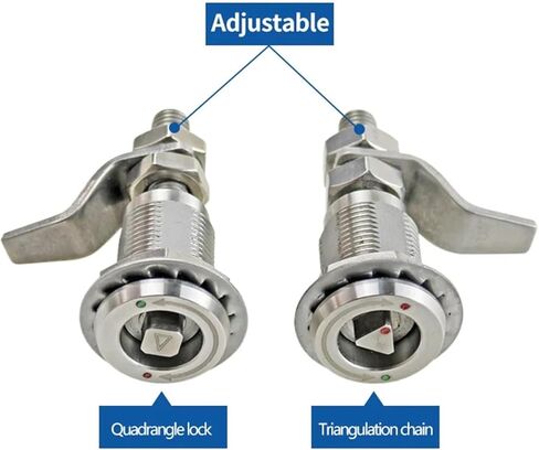 Stainless Steel Telescopic Tongue Lock Industrial Machinery Compression Type 1Pcs(Quadrangular-adj) in Saudi Arabia