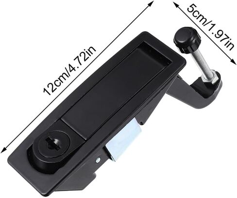 Zinc Alloy Compression Latch Lock with Adjustable Flush Lever and Raised Trigger Wear-Resistant Toolbox Cabinet Lock for Recreational Vehicles Caravans and Industrial Equipment in Saudi Arabia