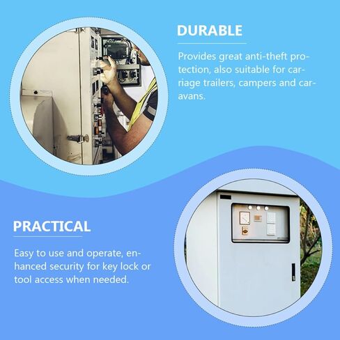Zinc Alloy Compression Latch Lock with Adjustable Flush Lever and Raised Trigger Wear-Resistant Toolbox Cabinet Lock for Recreational Vehicles Caravans and Industrial Equipment in Saudi Arabia