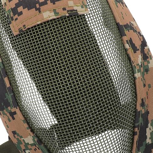PRETYZOOM Full Face Fencing Mask Breathable Steel Mesh Protective Gear for Game Hunting and Training with Sturdy Coverage for Sports and Outdoor Use in Kuwait