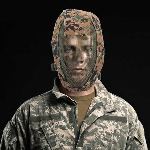 قناع سياج لكامل الوجه، غطاء رأس شبكي من الفولاذ، معدات أمان واقية للقتال في الهواء الطلق والرياضات التنافسية in Kuwait