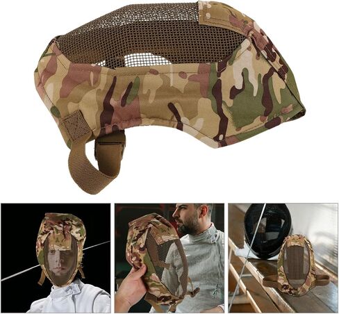 DECHOUS Steel Mesh Full Fencing Protective Gear Breathable Mesh Headgear and Outdoor Sports in Kuwait