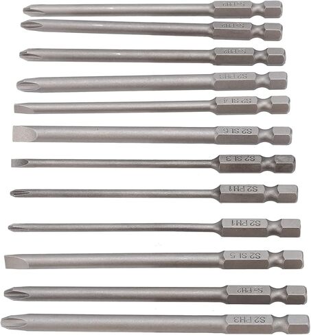 12Pcs Screwdriver Bit Set High Accuracy Alloy Steel S2 Hardware Tool Kit for Electric Drill in Saudi Arabia