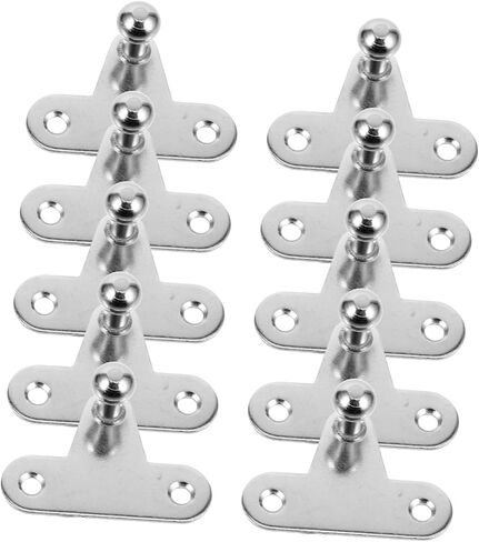 10Pcs Struts Brackets for Gas Springs Durable Hydraulic Lifting Mounts Compatible with Auto Boats Cabinets and More Versatile Design for Enhanced Support in Saudi Arabia