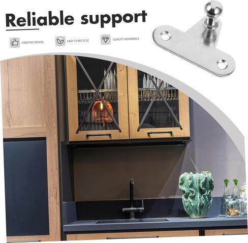 10Pcs Struts Brackets for Gas Springs Durable Hydraulic Lifting Mounts Compatible with Auto Boats Cabinets and More Versatile Design for Enhanced Support in Saudi Arabia