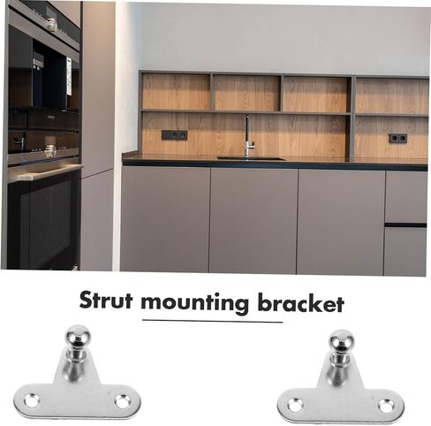 10Pcs Struts Brackets for Gas Springs Durable Hydraulic Lifting Mounts Compatible with Auto Boats Cabinets and More Versatile Design for Enhanced Support in Saudi Arabia