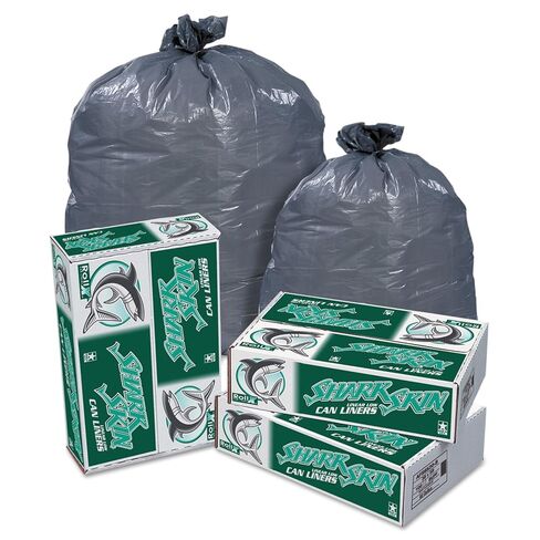 بطانات علب خطية منخفضة الكثافة من جلد القرش RX653XG، 60 جالونًا، 1.1 مل، 38 × 58، رمادي (علبة بها 100) in Kuwait