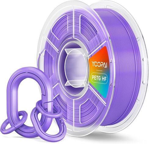 High Speed PETG Filament 1.75mm, Low Stringing, High Toughness, Odorless, Better Flow, 1KG (2.2lbs) Rapid 3D Printer Filament, PETG HF Black in Saudi Arabia
