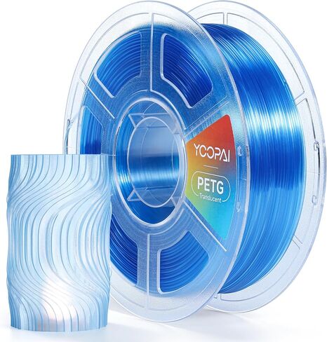 High Speed PETG Filament 1.75mm, Low Stringing, High Toughness, Odorless, Better Flow, 1KG (2.2lbs) Rapid 3D Printer Filament, PETG HF Black in Saudi Arabia