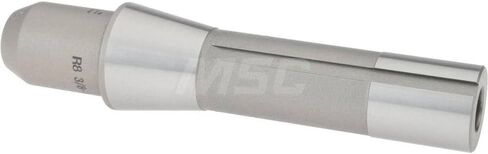 قطعة بديلة لحامل مطحنة نهاية فتحة Accupro R8 Taper Shank 3/8 بوصة/محول عرض 35.05 مم، قضيب سحب 7/16-20، مبرد من خلال المغزل in Saudi Arabia