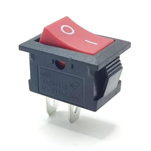 مفتاح الروك KCD1 2 دبوس 2 موضع 10A125V 6A250V تشغيل/إيقاف مناسب لأنواع مختلفة من الأجهزة المنزلية التلقائية DIY التحكم في الطاقة أداة كهربائية جزازات العشب منفاخ الثلج حديقة المعدات الإلكترونية العامة in Kuwait