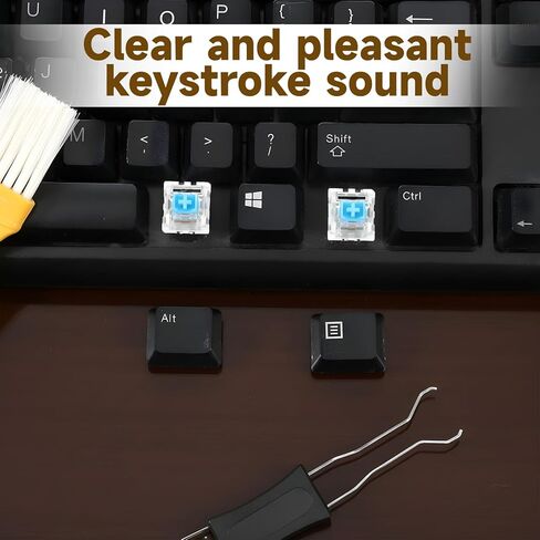 Keyboard Switches 50 PCS Mechanical Keyboards Switches Clickers for 3D Prints with Switch Puller & Brush Clickers for 3D Prints for Most Gaming Keyboards Blue in Saudi Arabia