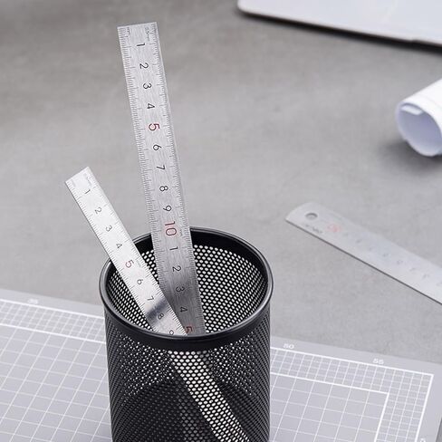 15/20 / 30cm Stainless Steel Ruler with Scale Metal Straight Measuring Tool for Engineering Teaching Stainless Steel in Saudi Arabia