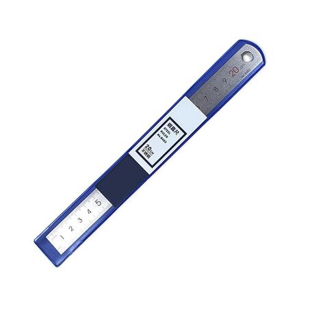 15/20 / 30cm Stainless Steel Ruler with Scale Metal Straight Measuring Tool for Engineering Teaching Stainless Steel in Saudi Arabia