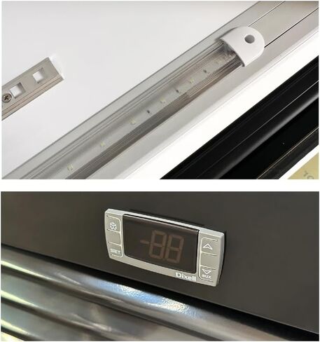 Commercial Refrigerator Glass 3-Door Merchandiser Display Cooler,Beverage Drink Cooler, ETL,NSF certified, Bottom-Mounted 74 inches width, capacity 69 cuft 110V, Restaurant Kitchen Cafe in Kuwait