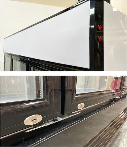 Commercial Refrigerator Glass 3-Door Merchandiser Display Cooler,Beverage Drink Cooler, ETL,NSF certified, Bottom-Mounted 74 inches width, capacity 69 cuft 110V, Restaurant Kitchen Cafe in Kuwait