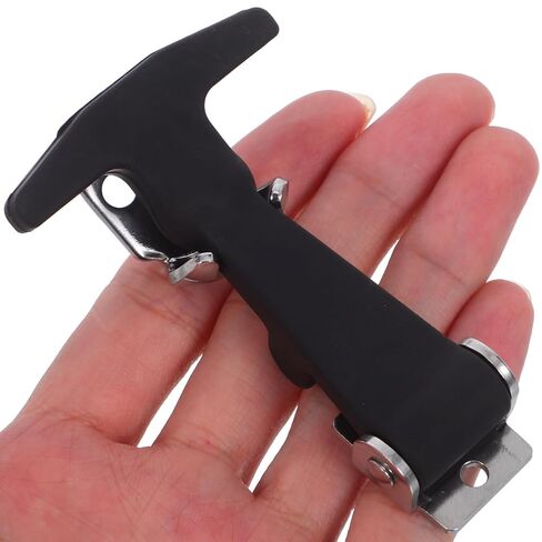 قطعتان من المطاط المقاوم للصدأ ممتص للصدمات على شكل حرف T، قفل غطاء مرن لمحركات المركبات، وصناديق الأدوات، والمبردات، والمعدات الخارجية in Kuwait