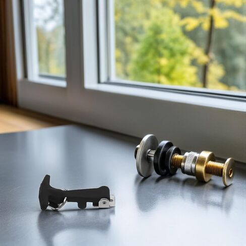 قطعتان من المطاط المقاوم للصدأ ممتص للصدمات على شكل حرف T، قفل غطاء مرن لمحركات المركبات، وصناديق الأدوات، والمبردات، والمعدات الخارجية in Kuwait